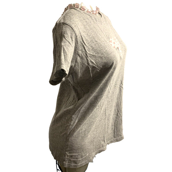 Disneyland Adult Light Gray Mickey Mouse Disney Cotton T-Shirt in Size Small 4 6 - Picture 6 of 9